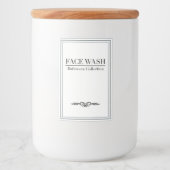 ミニマル顔洗浄ラベルセット フードラベル (正面)