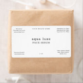 ミニマル顔血清ラベル ラベル (インサイチュ)