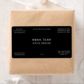 ミニマル顔血清ラベル ラベル (インサイチュ)