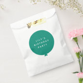 ミニマル風船 | Green Kidの誕生日パーティー フェイバーバッグ (封をした状態)