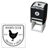 ミニマル鶏の卵 セルフインキングスタンプ (インサイチュ)