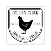 ミニマル鶏の卵 セルフインキングスタンプ (デザイン)