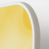 ミニマル黄白モノグラムモダン ピックルボールラケット (左詳細)