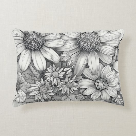 「ミニマル黒はっきりした白の引用文やる気を起こさせるP アクセントクッション (正面)