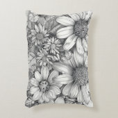 「ミニマル黒はっきりした白の引用文やる気を起こさせるP アクセントクッション (正面(垂直))