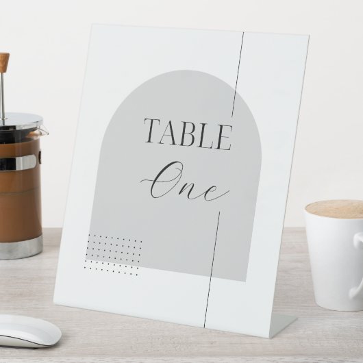 ミニマル黒書道カスタム表番号 台座サイン (インサイチュ)