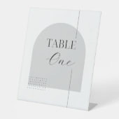 ミニマル黒書道カスタム表番号 台座サイン (正面)