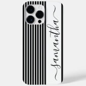 ミニマル黒白メモダンイトIphoneケース Case-Mate iPhoneケース (裏面)