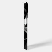 ミニマル黒白モノグラムモダンケースマ Case-Mate iPhoneケース (裏面 / 右)