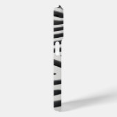 ミニマル黒白モノグラムモダンケースマ Case-Mate iPhoneケース (裏面 / 右)