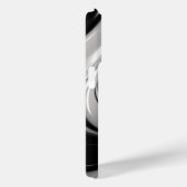 ミニマル黒白モノグラムモダンケースマ Case-Mate iPhoneケース (裏面 / 右)