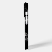 ミニマル黒白モノグラムモダンケースマ Case-Mate iPhoneケース (裏面 / 左)