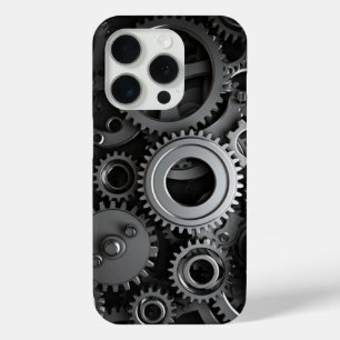 ミニマル黒白モノグラムモダンケースマ iPhone 15 PROケース
