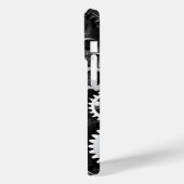 ミニマル黒白モノグラムモダンケースマ Case-Mate iPhoneケース (裏面 / 左)