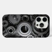 ミニマル黒白モノグラムモダンケースマ Case-Mate iPhoneケース (裏面 (横))