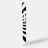 ミニマル黒白モノグラムモダンケースマ Case-Mate iPhoneケース (裏面 / 左)