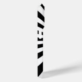 ミニマル黒白モノグラムモダンケースマ Case-Mate iPhoneケース (裏面 / 右)