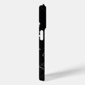ミニマル黒白モノグラムモダンケースマ Case-Mate iPhoneケース (裏面 / 右)
