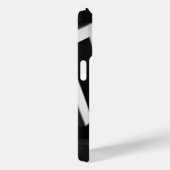 ミニマル黒白モノグラムモダンケースマ Case-Mate iPhoneケース (裏面 / 右)