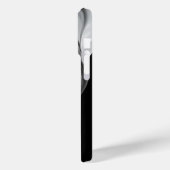 ミニマル黒白モノグラムモダンケースマ Case-Mate iPhoneケース (裏面 / 左)