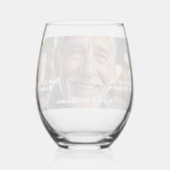 ミニマル1特別フォトお祝いオブ・ライフ ステムなしワイングラス (裏面)