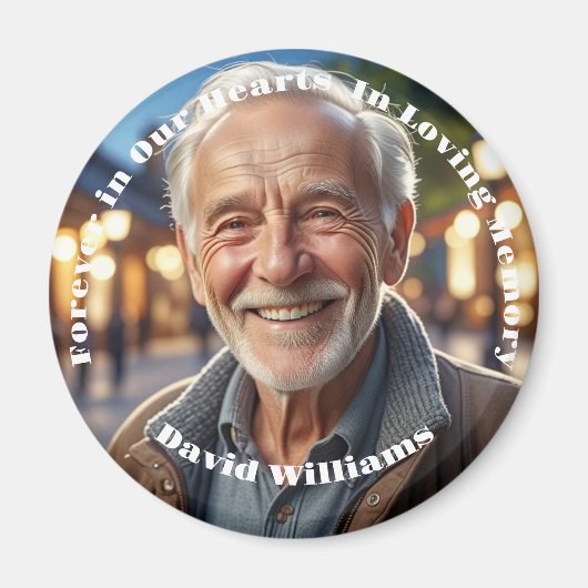 ミニマル1特別フォトお祝いオブ・ライフ マグネット (正面)