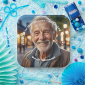 ミニマル1特別写真葬儀 ペーパープレート (パーティー)