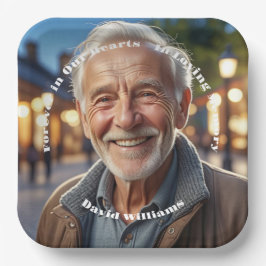 ミニマル1特別写真葬儀 ペーパープレート