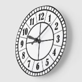 ミニマル10.75インチ円形アクリル壁時計 ラージ壁時計 (傾斜)