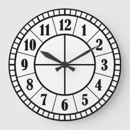 ミニマル10.75インチ円形アクリル壁時計 ラージ壁時計