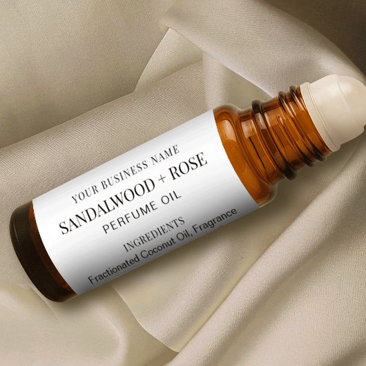 ミニマル10ml香水油ローラーボトルラベル シール