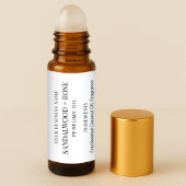 ミニマル10ml香水油ローラーボトルラベル シール