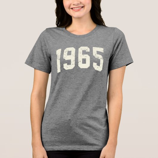 ミニマル1965ティーシャツ | 第60誕生日 トライブレンドＴシャツ (正面)