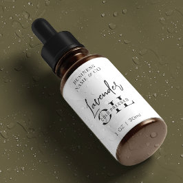 ミニマル1 OZスキンケアボトル防水ラベル ラベル