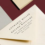 ミニマル2エレガント名姓差出人住所 セルフインキングスタンプ