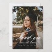 ミニマル2写真スクリプト卒業2024 サンキューカード (正面)