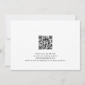 ミニマル2写真任意の色の結婚式の日付を保存 セーブザデート (裏面)