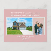 ミニマル2写真引っ越しました発表 ポストカード (正面)