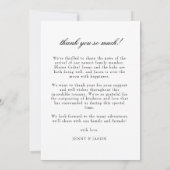 ミニマル2写真誕生のお知らせ サンキューカード (裏面)