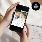 ミニマル2枚の写真感謝してい愛の結婚感謝 カード