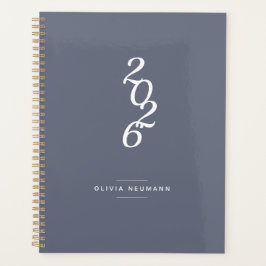 ミニマル2022グレーウィークリー | 毎月のプランナー プランナー手帳