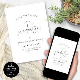 ミニマル2024卒業の日付を保存 セーブザデート