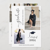 ミニマル2024年上級卒業発表 サンキューカード (正面/裏面)