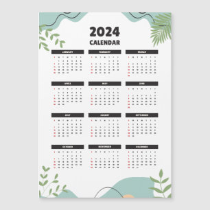 ミニマル2024磁気カレンダー