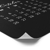 ミニマル2025カレンダーポスター ポスター (角)