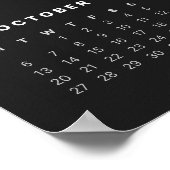ミニマル2025カレンダーポスター ポスター (角)