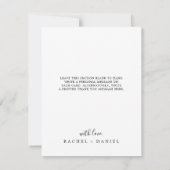 ミニマル3フォトコラージュサンキューカード サンキューカード (裏面)