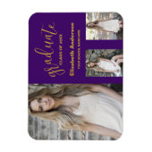 ミニマル3写真卒業発表 マグネット (縦)