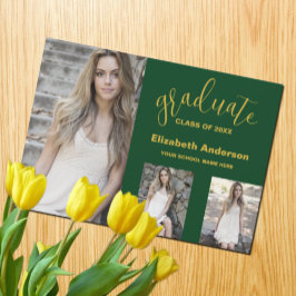 ミニマル3写真卒業発表 招待状