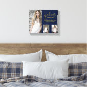 ミニマル3写真卒業 キャンバスプリント (インサイチュ (寝室))